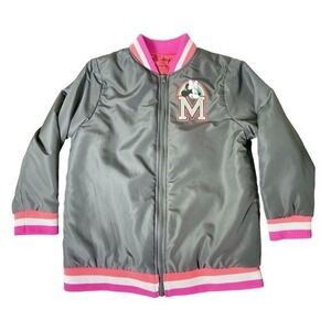 Disney Minnie Mouse "Unicorns Are‎ Real" Varsity Jacket Youth Girl Size XL 14-16